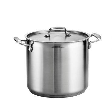 Tramontina 80120/000DS Gourmet Stainless Steel Covered Stock Pot, 12-Quart