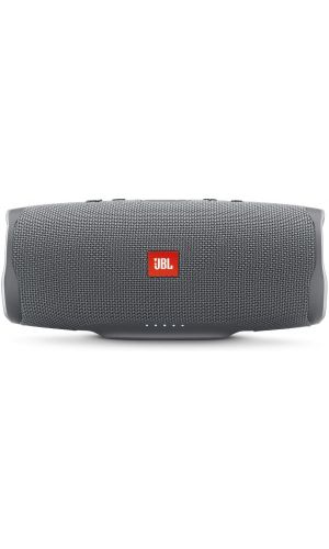 JBL Charge 4 Waterproof Portable Bluetooth Speaker with 20-hours of Playtime, Grey