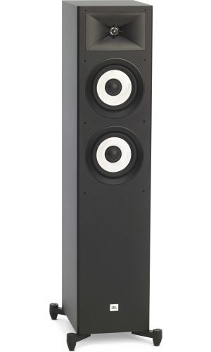 JBL A180 2.5-Way Dual 6.5-Inch Floorstanding Home Audio Loudspeaker System, Black