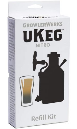 GrowlerWerks uKeg Nitro Refill Kit, cold brew supplies, White