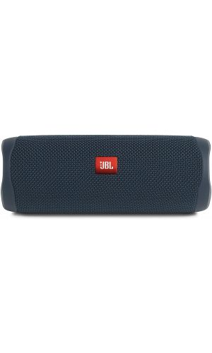 JBL Flip 5 Waterproof Portable Speaker with Bluetooth, Built-in Battery and Microphone, Blue