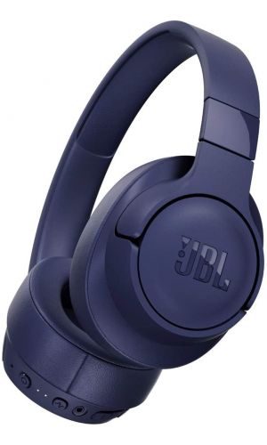 JBL Tune 750BTNC Over-Ear Wireless Headphones with ANC and On-Earcup Controls, Blue