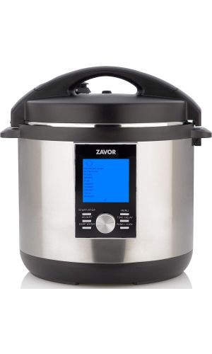 Zavor ZSELL03 Lux LCD Programmable Electric Multi-cooker, 8 Quart, Stainless Steel