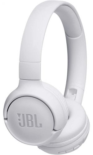 JBL Tune 500 On-Ear Headphone with One-Button Remote/Mic, White