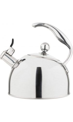 Viking 2.6 Qt Stainless Steel Whistling Kettle w/ 3-Ply Base, Satin Finish