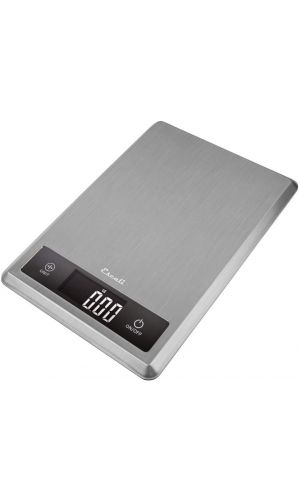 Escali T115S Tabla Ultra Thin Digital Scale, 11lb Capacity, Silver