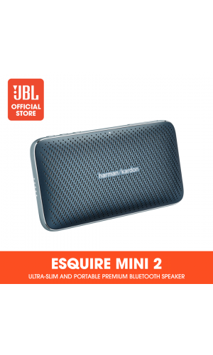 JBL Esquire Mini 2 Ultra-Slim and Portable Premium Bluetooth Speaker, Blue