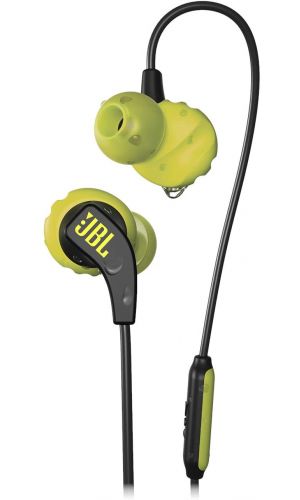 JBL Endurance Run In-Ear Wired Sport Headphone with Microphone and One Button Control, Yellow