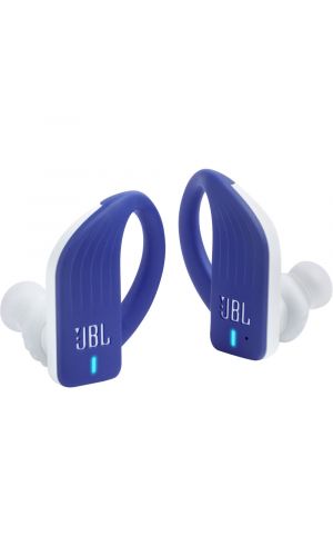 JBL Endureance Peak In-Ear Waterproof True Wireless Sport Headphone with Play/Pause/ Volume Touch Control and Auto switch On/OfF, Blue