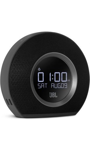 JBL Horizon Bluetooth Clock Radio with USB Charging & Ambient Light, Black