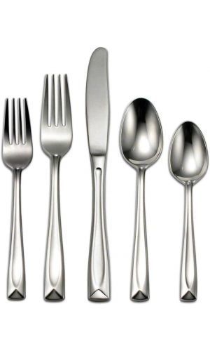 Oneida T837045A Lincoln 45-Piece Flatware Set, Service for 8