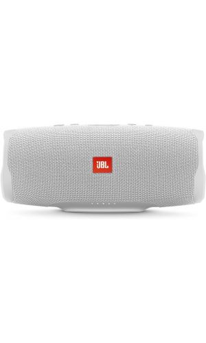 JBL Charge 4 Waterproof Portable Bluetooth Speaker with 20-hours of Playtime, White