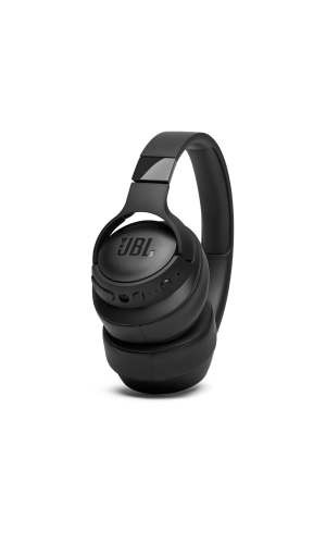 JBL 750BTNC Over-Ear Wireless Headphones with ANC and On-Earcup Controls, Black