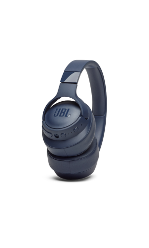 JBL 750BTNC Over-Ear Wireless Headphones with ANC and On-Earcup Controls, Blue