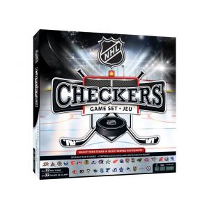MasterPieces NHL - League Checkers Board Game, Perfect Gift for NHL Fans, Officially Licensed