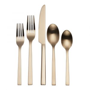 Oneida Chef's Table Champagne 20-Piece Everyday Flatware Set, Service For 4, Stainless Steel
