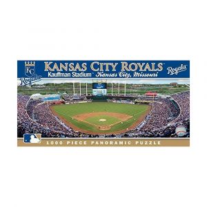 MasterPieces MLB Kansas City Royals - 1000-Piece Panoramic Jigsaw Puzzle, Kauffman Stadium