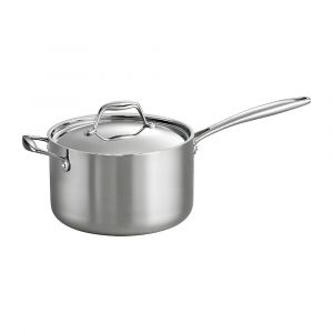 Tramontina Signature 4-Quart Tri-Ply Clad Stainless Steel Covered Sauce Pan, 80116/024DS