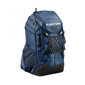 Easton Walk-Off NX Baseball Backpack with Hex-Grid Helmet Holder & Expandable Mesh Pockets, Navy