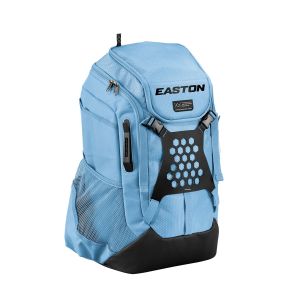 Easton Walk-Off NX Baseball Backpack with Hex-Grid Helmet Holder & Expandable Mesh Pockets, Carolina Blue