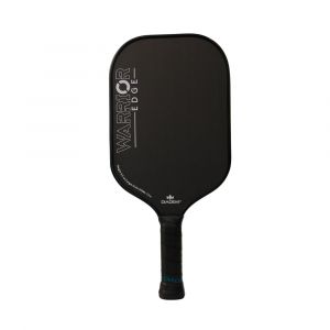 Diadem Warrior Edge Pickleball Paddle with Etched Carbon Fiber Face & Comfort Max Grip, 16mm Width, Black