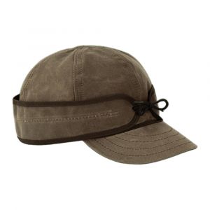 Stormy Kromer Insulated Waxed Cotton Cap, Water-Resistant 100% Cotton Duck, Pulldown Earband