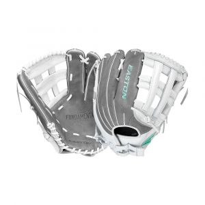 Easton 2021 Fundamental Fastpitch 13-Inch Pitcher/Infield Softball Glove, Cowhide Shell, Right Hand