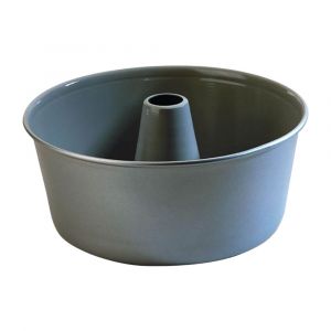 Nordic Ware 10-Inch Proform Angel Food Cake Pan, Durable Nonstick Professional Baking Tool, Grey