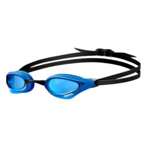 Arena Unisex Cobra Ultra Swipe Goggles for Swimming, Anti-Fog, Wide Vision, FINA Approved, Blue/Black