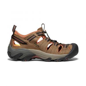 Keen Men's Arroyo II Hiking Shoes, Original Fit, Foam Insole & Rubber Outsole, Stability Shank, Black Olive/Bombay Brown, 10