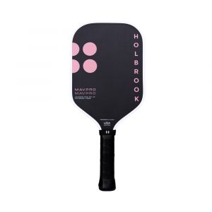 Holbrook Mav Pro 16mm 2.0 Pickleball Paddle, T700 3K Carbon Fiber & Specialized Comfort Grip, Pink