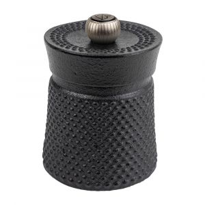 Peugeot Bali Fonte Cast Iron Pepper Mill, Manual Spice Grinder Tool, 8cm/3-Inch Height, Black