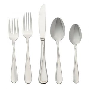 Oneida Flight 45-Piece Everyday Flatware Set, Service For 8, Stainless Steel, Dishwasher Safe