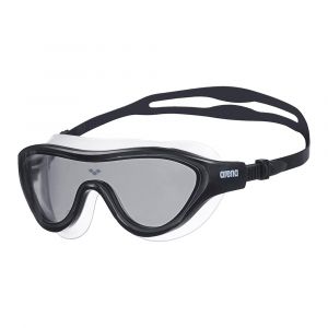 Arena Unisex Adult The One Swim Mask Fitness Swimming Goggles, Polycarbonate Lens, UV Protection, Smoke/Black