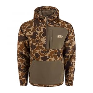 Drake MST Endurance Hoodie with Kangaroo Pouch, Old School Camo, Size Large, AD2100-016-3
