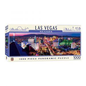 MasterPieces Las Vegas, Nevada 1000-Piece Panoramic Jigsaw Puzzle, Breathtaking Cityscape, Ages 14+