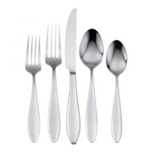 Oneida Casaba 20-Piece Everyday Flatware Set, Service for 4, Stainless Steel, Dishwasher Safe