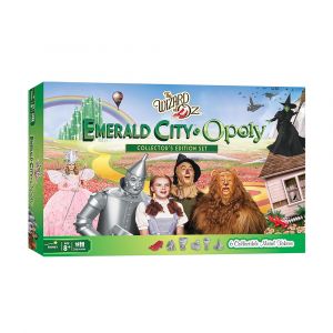 Masterpieces The Wizard of Oz Emerald City Opoly Board Game, Family Fun Game for 2-6 Players, Age 8+