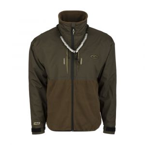 Drake Women's MST Guardian Flex Fleece Eqwader Full Zip Jacket, 100% Waterproof & Windproof Fabric, Small