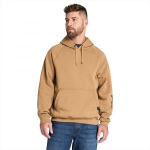 Timberland PRO® Men's Hood Honcho Sport Hoodie, Mid-Weight Fleece, Ribbed Cuffs & Bottom, Dark Wheat, Small