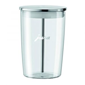 Jura Glass Milk Container, Milk Storage for Coffee Machines, Dishwasher-Safe, 0.5L, 72570
