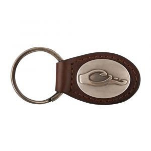 Drake Everyday Carry Full-Grain Leather Key Chain, Brown