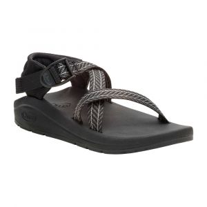 Chaco Women's CushZ Extra Cushioned Sandal, Frond Black, Size 10