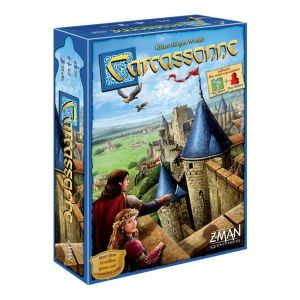 Z-Man Games Carcassonne Board Game, Tile-Placement Strategy Game, 2-5 Players, 35 Min, Ages 7+