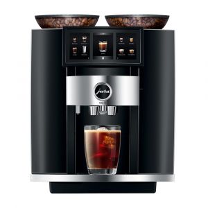 Jura GIGA 10 Automatic Coffee Machine, 35 Drink Types, 2 Ceramic Disc Grinders, Diamond Black, 15527