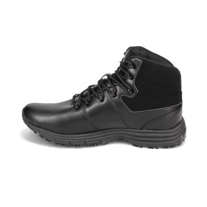 Fila Men's Memory Breach Slip Resistant Work Shoes, Synthetic Uppers and Flex Groove Outsoles, Black, 10