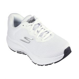 Skechers Women's Go Run Consistent 2.0 - Engaged Athletic Shoes, Mesh Upper & Goga Mat™ Insole, White/Black, 10