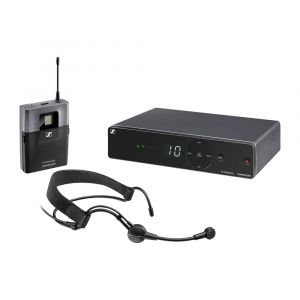 Sennheiser Wireless Headmic Set, A Range 548-572 MHz, Professional Audio Headset System, Black