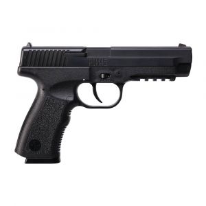 Crosman PSM45 Spring Powered BB Air Pistol, Single Action Manual Metal Slide Handgun, Black