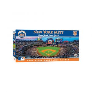 MasterPieces New York Mets - 1000 Piece Panoramic Jigsaw Puzzle, Citi Field, Officially Licensed